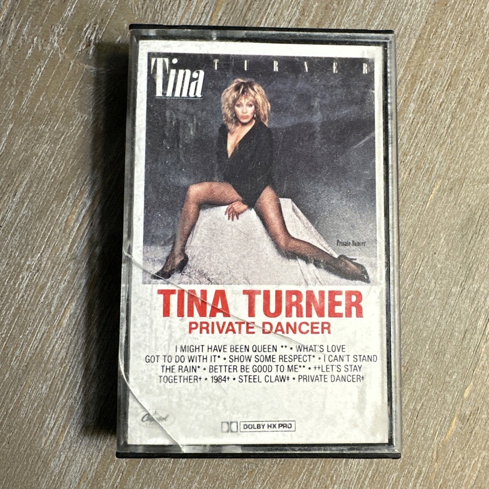 Tina‎ Turner Private Dancer Cassette Tape 1984 Capitol